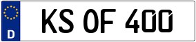 Truck License Plate